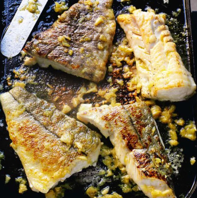 Hake with Soy Butter Sauce and Spring Onion Mash thumbnail
