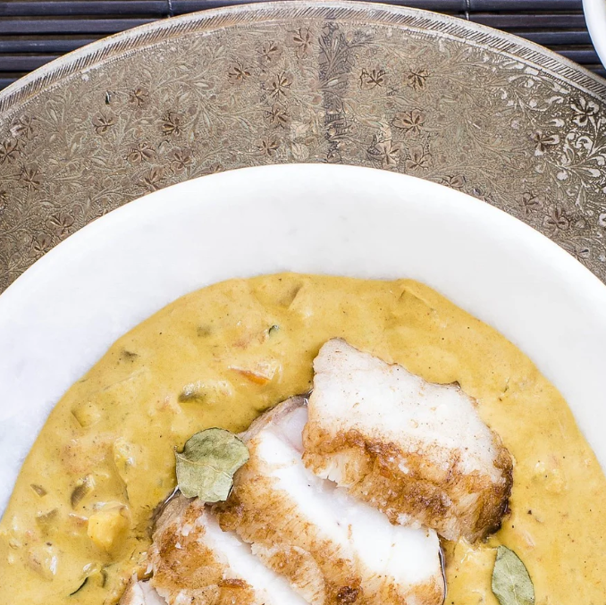 Hake with Soy Butter Sauce and Spring Onion Mash thumbnail