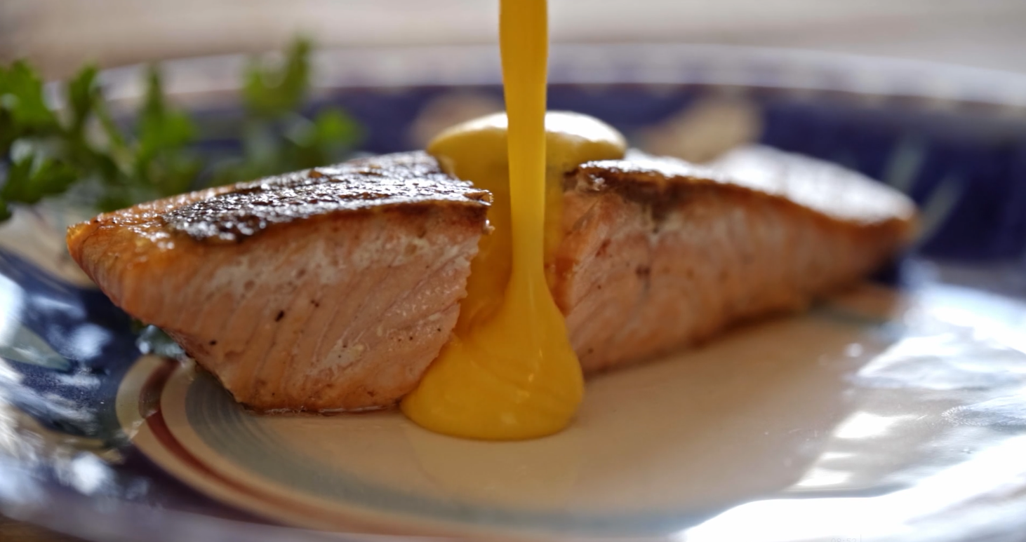 Hake with Soy Butter Sauce and Spring Onion Mash thumbnail