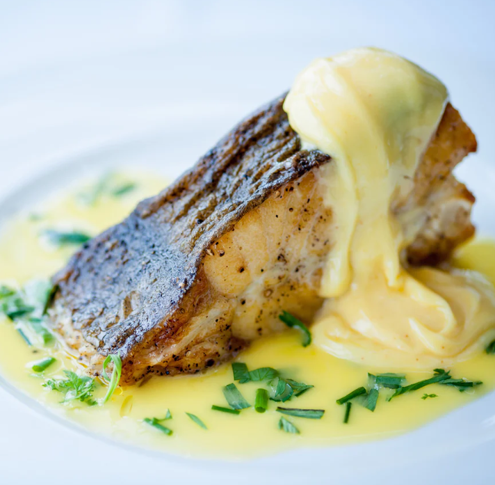 Hake with Soy Butter Sauce and Spring Onion Mash thumbnail