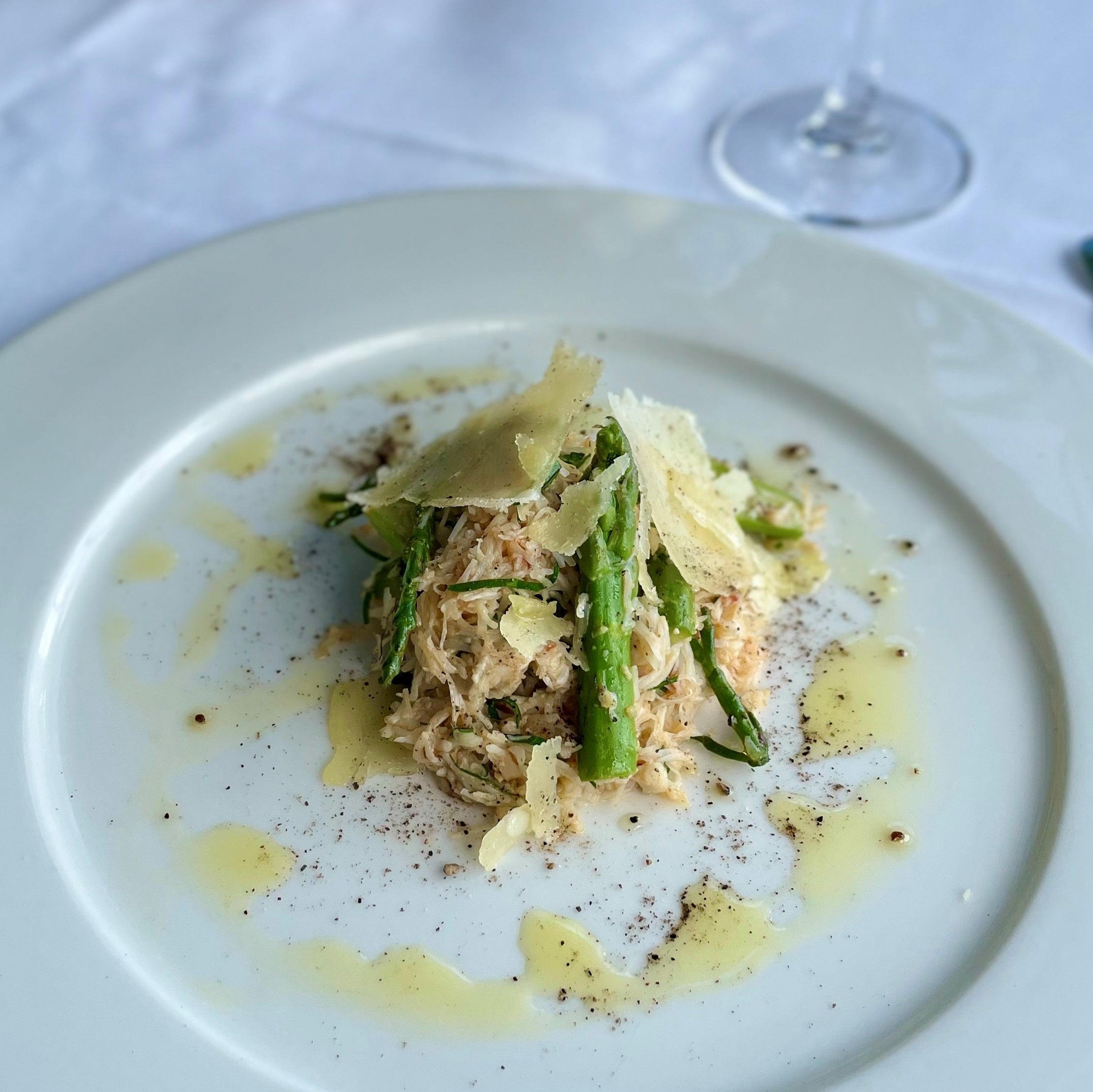 Jack Stein crab and asparagus salad recipe | Rick Stein