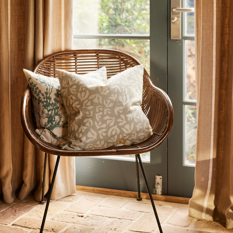 Kate Stein Designs - Seagull Cushion, Duck Egg