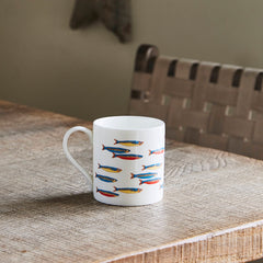 Kate Stein Bone China Mugs - set of 2 fish mugs