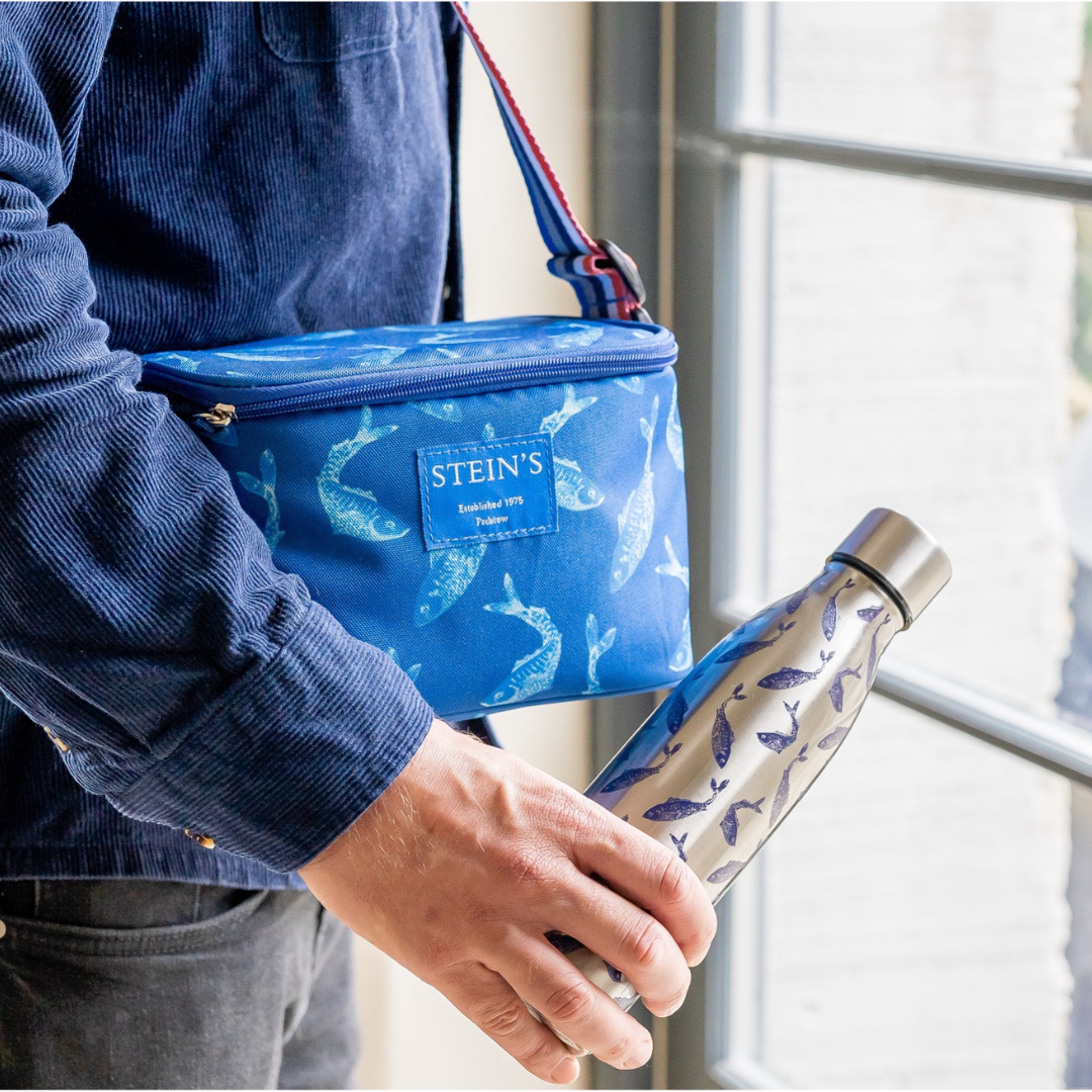 Lunch bag top and bottle