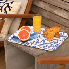 Kate Stein - Rectangular Seaweed Tray - Blue