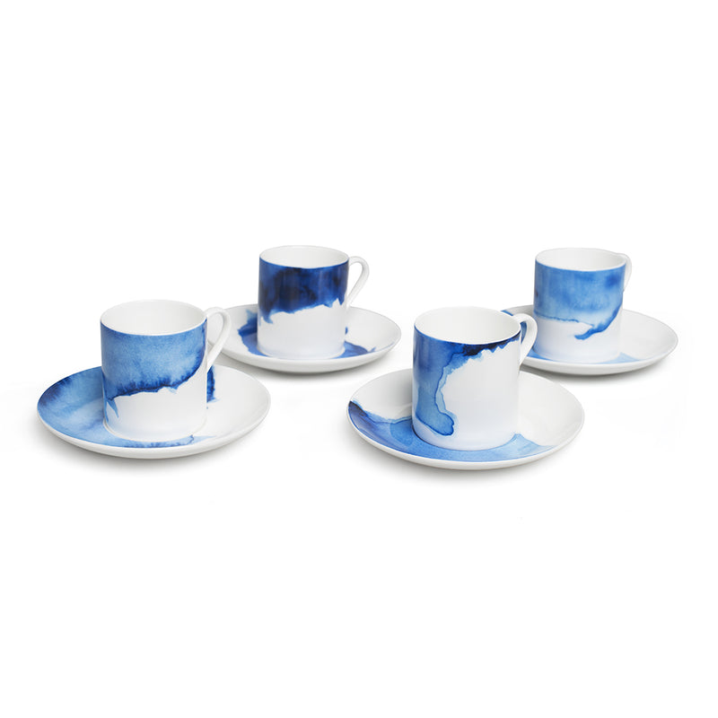 Rick Stein Coves of Cornwall - Set Of 4 Espresso Cups